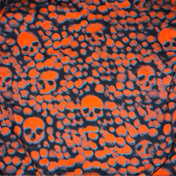 JCRT The 3D Skulls Sweatshirt Hoodie Full Zip Men’s Medium Cotton NWT - Picture 3 of 10